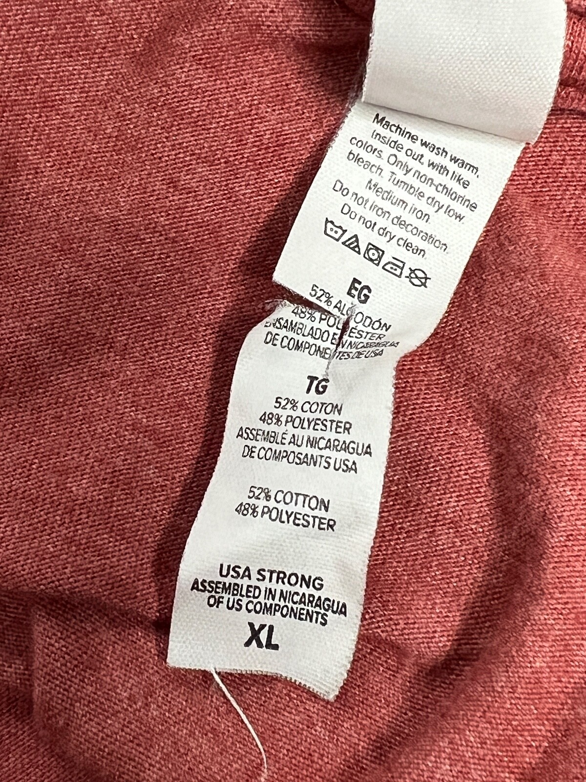 T shirt donna Peachy Keen arancione bruciato di Bella + tela manica corta taglia XL