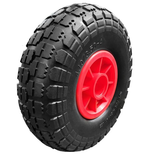 10" Inch Wheel 4.10/3.50-4 Punctiure Proof Sack Truck Jockey Barrow 255mm Wheel - Picture 5 of 55