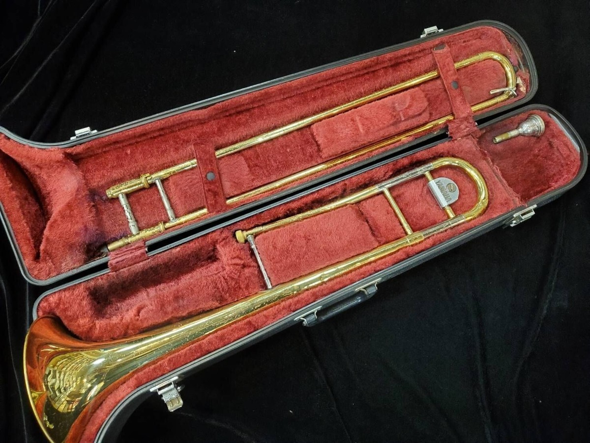 YAMAHA YSL2510 トロンボーン ヤマハ 動作未確認 ジャンク Junk Yamaha YSL-2510 Tenor Trombone Hattori Wind Instruments