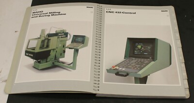 Maho CNC 432 Milling Machine Training Literature Book & Manual | eBay