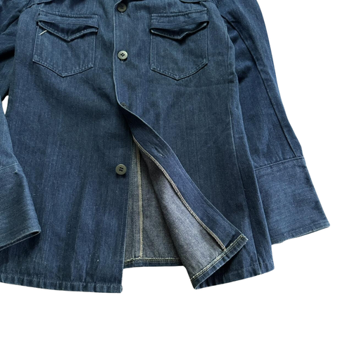 Vintage Workwear Women’s Blue Denim Button Shirt Size S - Picture 5 of 7