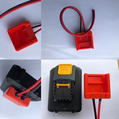 TITAN 18v 1.5Ah Liion Drill Battery Cable Connect Output Adapter