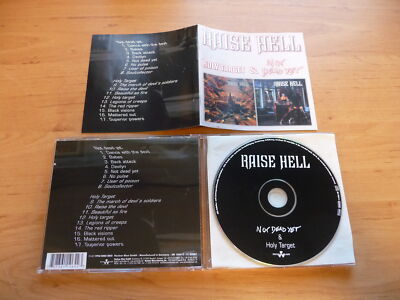 @ CD RAISE HELL - HOLY TARGET + NOT DEAD YET / NUCLEAR BLAST 2002 / THRASH METAL