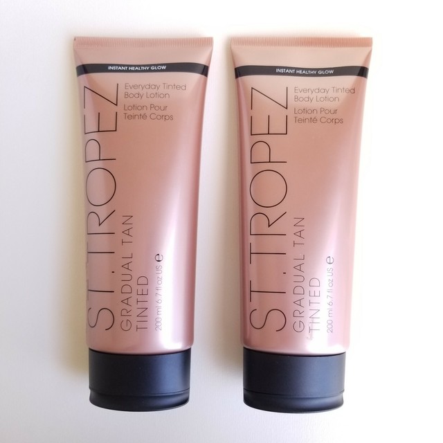 Set of 2 St. Tropez Everyday Gradual Tan Tinted Body Lotion 6.7 oz 200