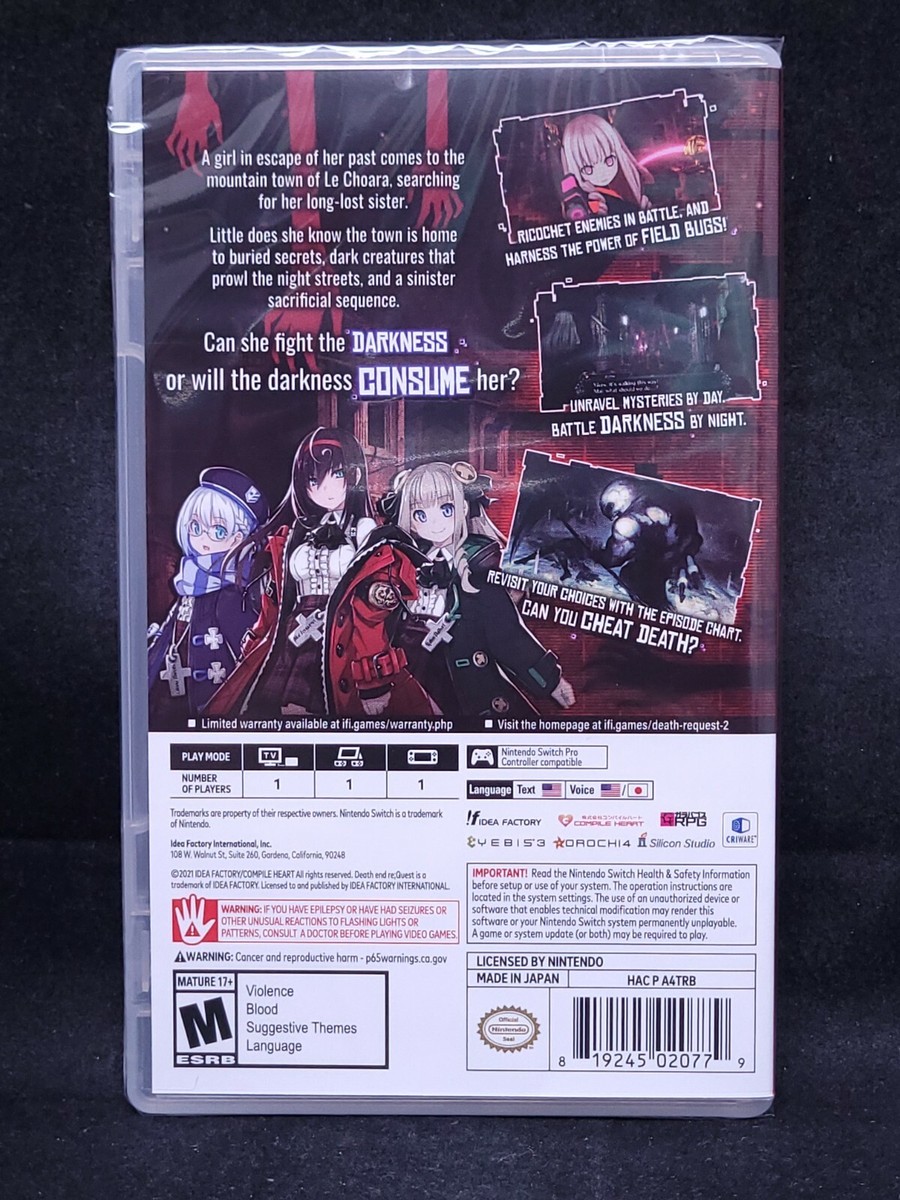 新型　Nintendo Switch Death end re; Quest 2 (Death End Request 2) (Nintendo Switch