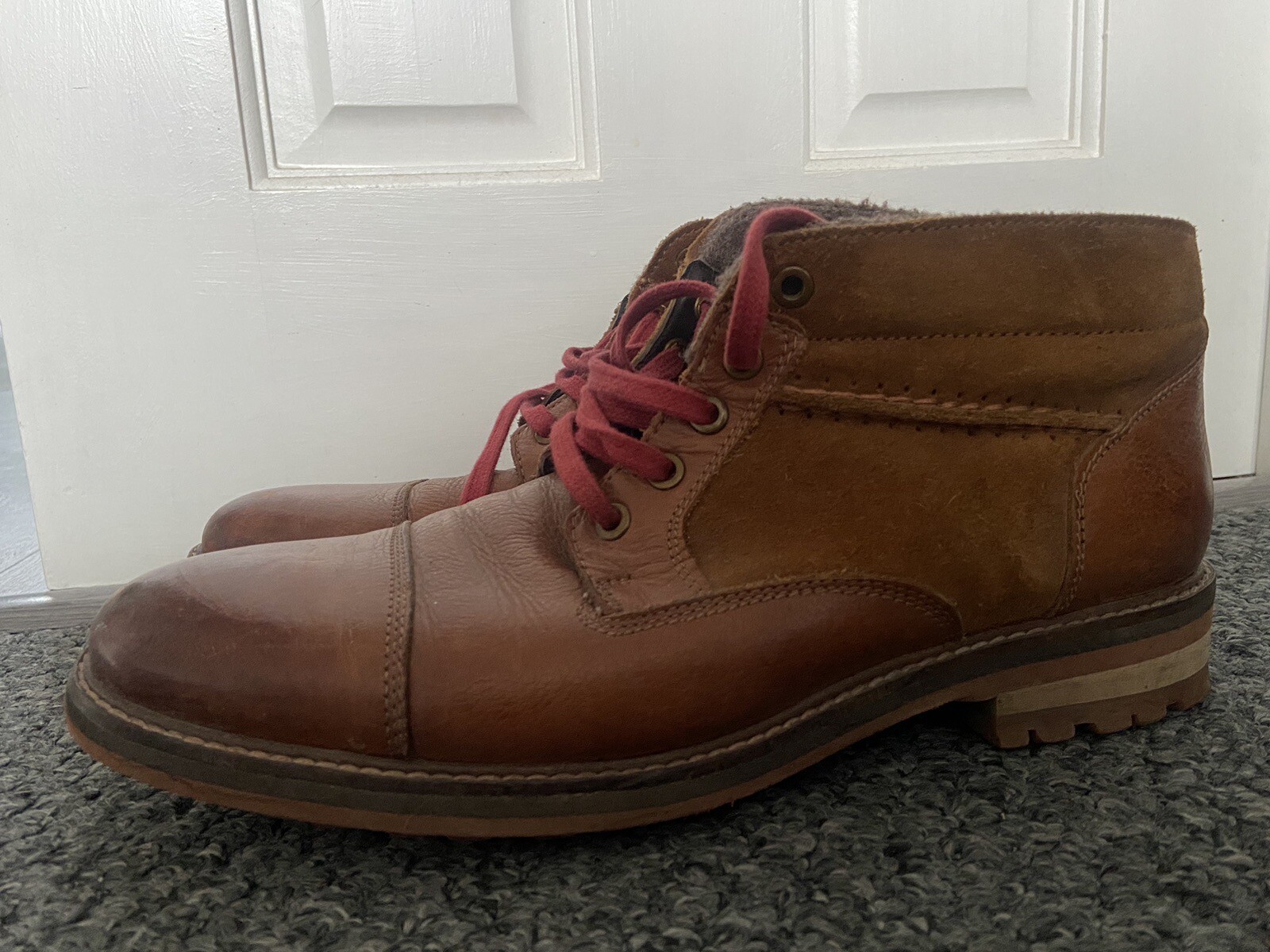 Men's leather boots, size 9 FatFace Ankle Boots, Brown/Tan eBay