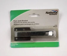 National Hardware N349-324 Replacement Black Post Jamb Bracket for Screen Door