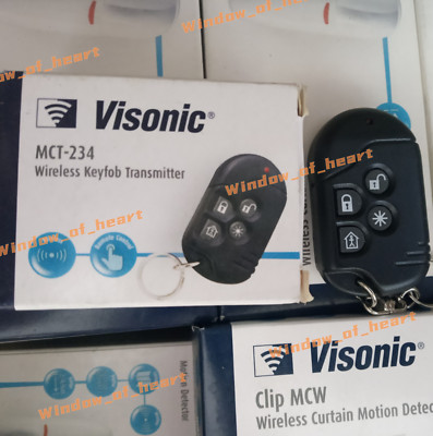 VISONIC One-way Keyfob MCT-234 for PowerMax Systems 315Mhz FedEx or DHL delivery