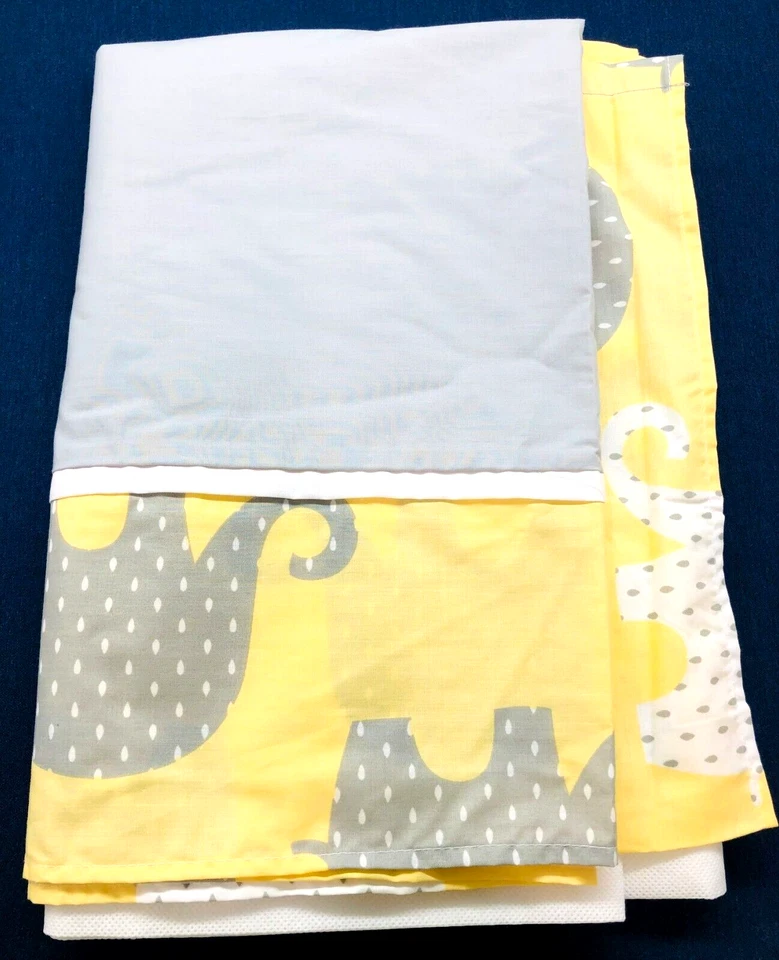 Nuevo Nojo Cuna Ropa de Cama Falda Bebé ELEFANTE Tema Guardería Sábana Plataforma Foto 2 de 4