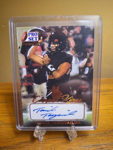 Taulia Tagovailoa Autograph Pro Set Power Campus Kings 2021