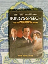 The Kings Speech DVD 2011 Colin Firth Geoffrey Rush Helena Bonham Carter