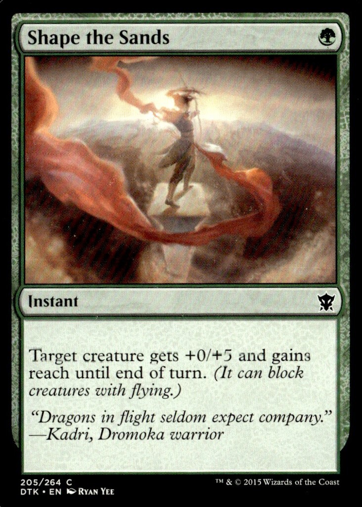2015 Dragons of Tarkir Shape the Sands Expansion/Common #205