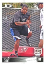 SAGE HIT Dontari Poe RC COWBOYS PANTHERS FALCONS CHIEFS Memphis TIGERS