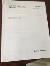 Krell KAV-280cd Instructions for Use