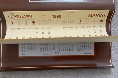 Vintage DINGBAT LAND CALENDAR 1990 FROSST - Cholesterol Awareness