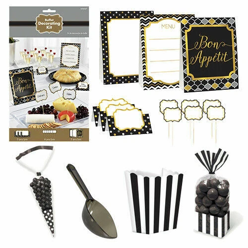 Articoli neri Amscan per feste e party