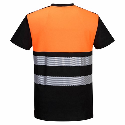 Portwest PW311 PW3 Hi-Vis Classe 1 T-shirt Durable Confort Respirant Léger - Photo 8 sur 10