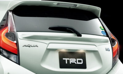 TRD Genuine OEM TAILGATE SPOILER UNPAINTED For TOYOTA AQUA 1