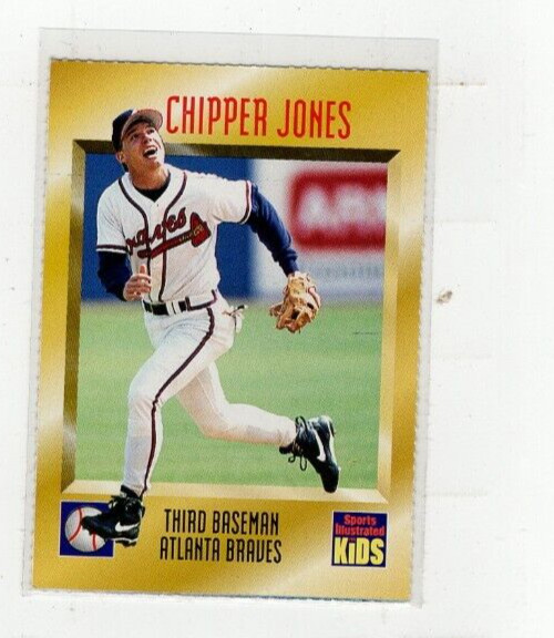 1996 Chipper Jones Sports Illustrated For Kids Card #447 Free Shipping (D-946)