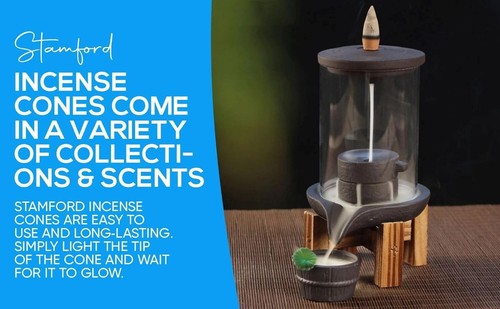 Stamford Backflow Incense Cones, Assorted Packs & Different Scents Magical Aroma - Picture 4 of 6