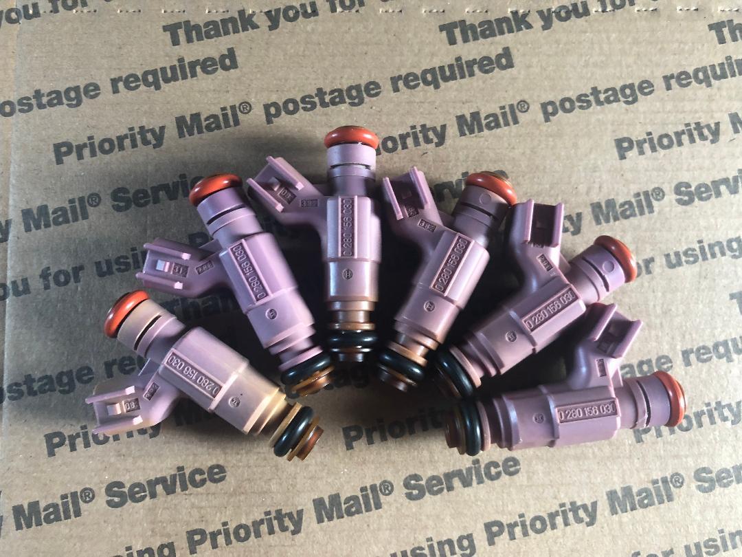 6 Genuine Bosch EV6 40lb 420cc fuel injectors SRT VW Audi ford dodge toyota