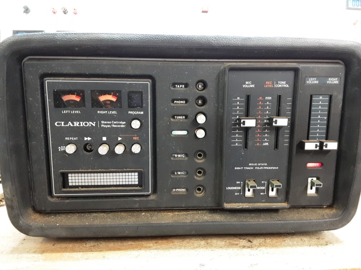 Vintage Clarion 8 Track Player HA-204A | eBay