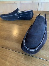 To Boot New York Adam Derrick Brown Suede Driving Loafers 13 M