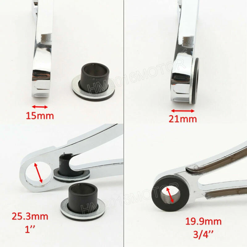 Motorcycle License Plate Frame Holder LED Tail Brake Light For Harley Davidson Foto 3 de 4