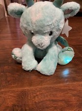 FAO Schwarz Glow Light up Toy Plush LED with Sound Dragon 12 Stuffed Animal NWT