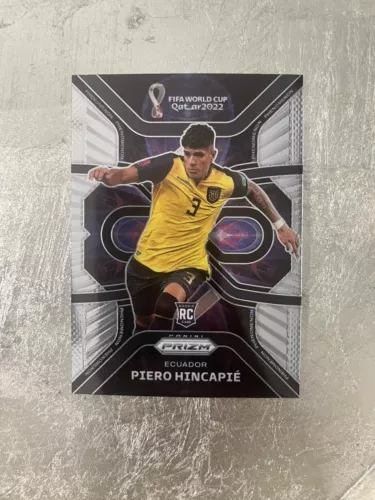 Piero Hincapie 2022 Panini Prizm FIFA World Cup Phenomenon Rookie #81 Ecuador