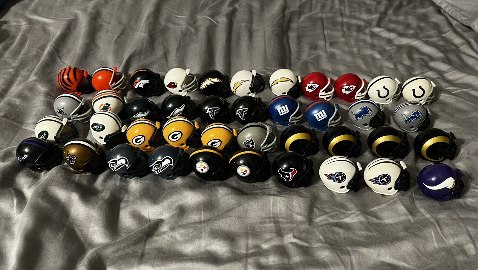 Lot Of 40 NFL Mini Helmets eBay