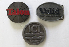 ICI Belt Buckle Lot 1980s ICI Americas Ag Chem Talon Volid