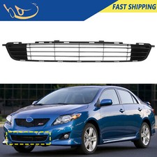 For 2009 2010 Toyota Corolla Sedan 4-door Black Front Bumper Lower Grill Grille