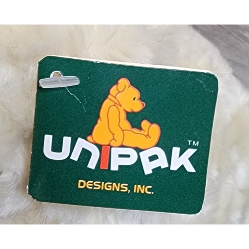 Unipak Designs Crema Coniglietto Coniglio Peluche Stile Peluche #4149C 16" Etichette - Foto 9 di 12