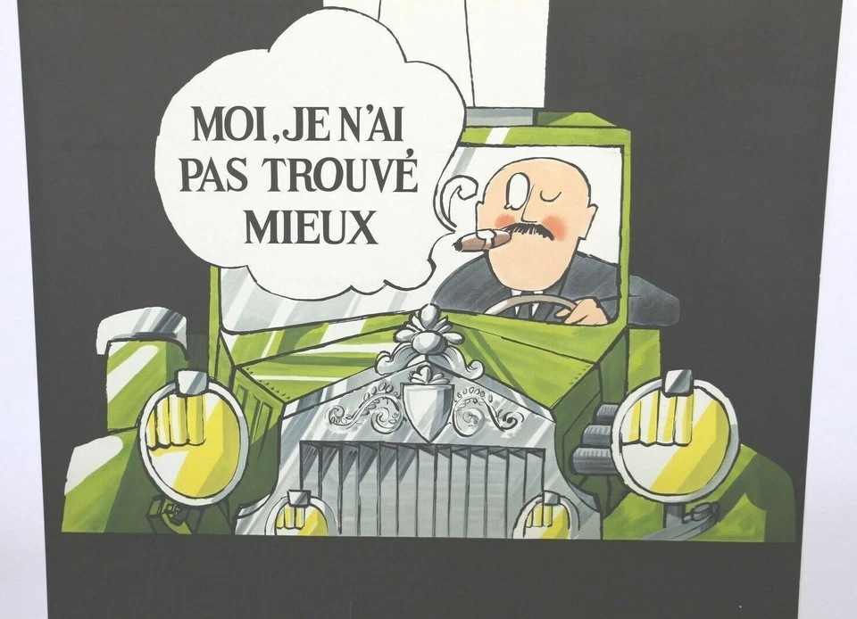 AFFICHE ANCIENNE ORIGINALE ROLLS ROYCE BENTLEY PACKARD FRIMATIC réfrigérateur 60 - Photo 2/3
