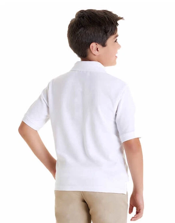 French Toast Short Sleeve School Uniform Pique Polo Shirt 2 Pack