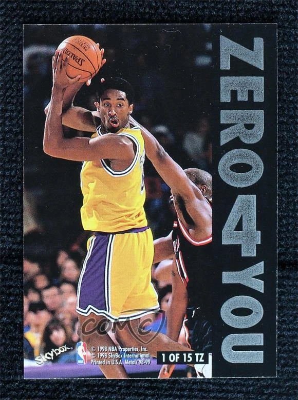1998-99 Metal Universe Two 4 Me Zero 4 You Kobe Bryant #1TZ HOF
