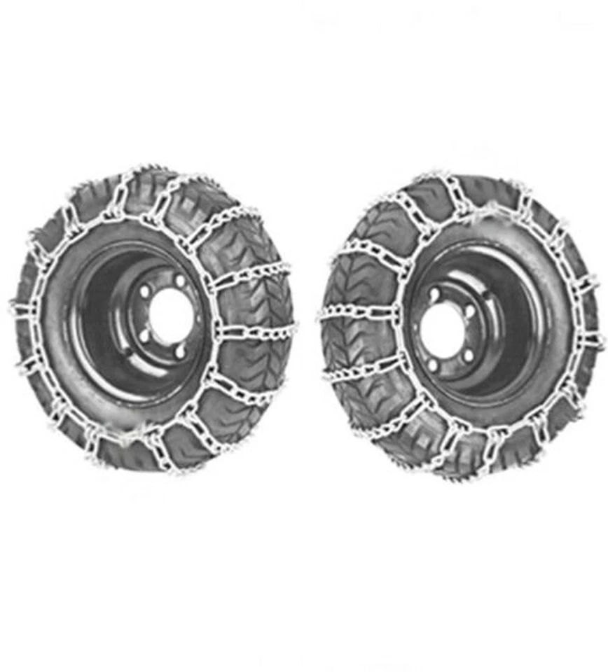 16 x 7.50 - 8 Schneeketten für Rasentraktor Stiga Park mit Reifen G= 16x7.50-8