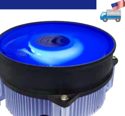 New HIGH POWER   Blue LED Fan Intel Socket LGA-1700 CPU Cooler for i9/i7/i5 PC