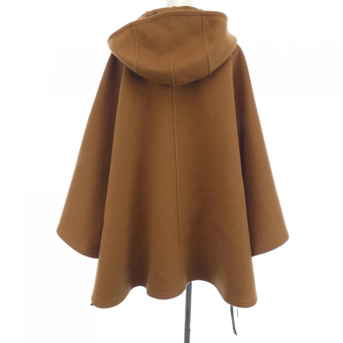 Louis Vuitton Hooded Cape Coat With Belt