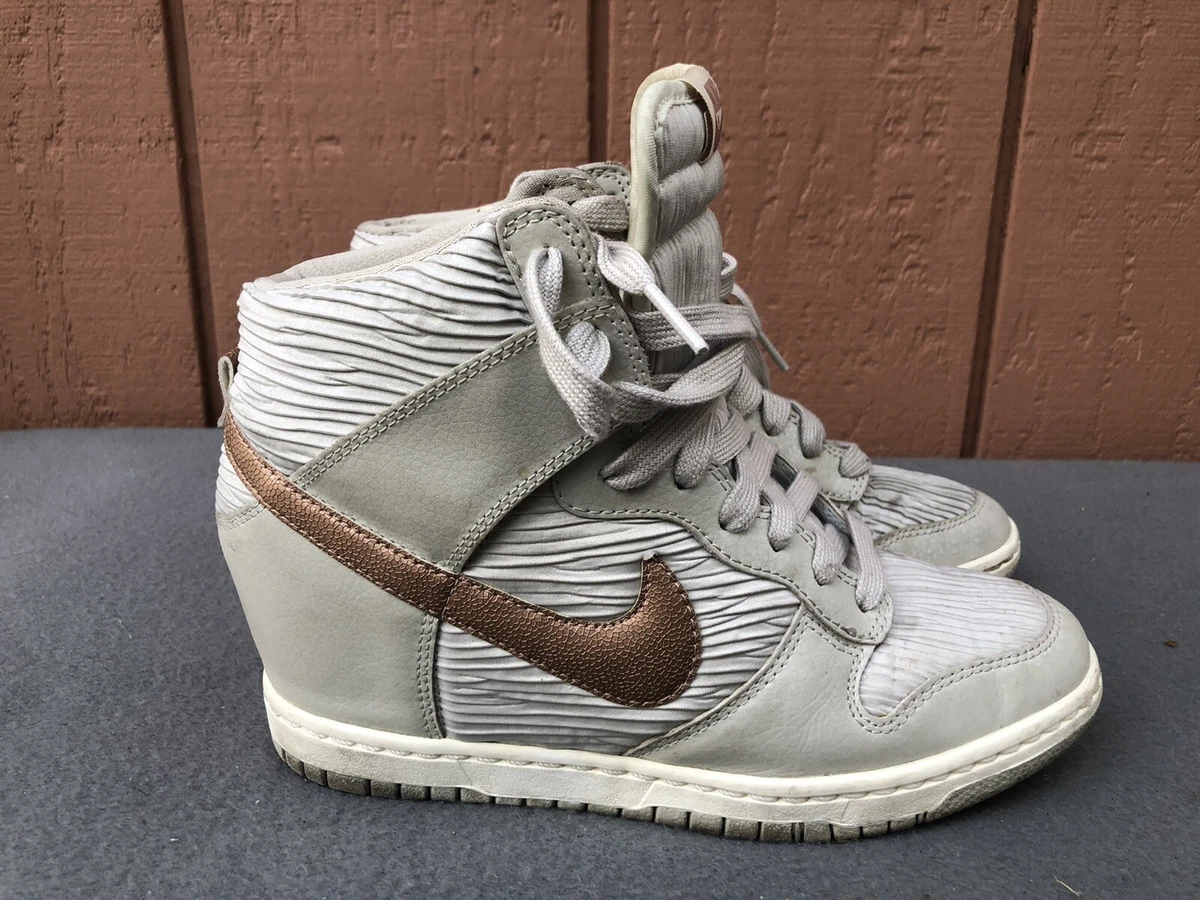 NIKE Women&#039;s Sky Hi Light Bone-Sail-Metallic Red Bronze US 528899-013 C4 | eBay