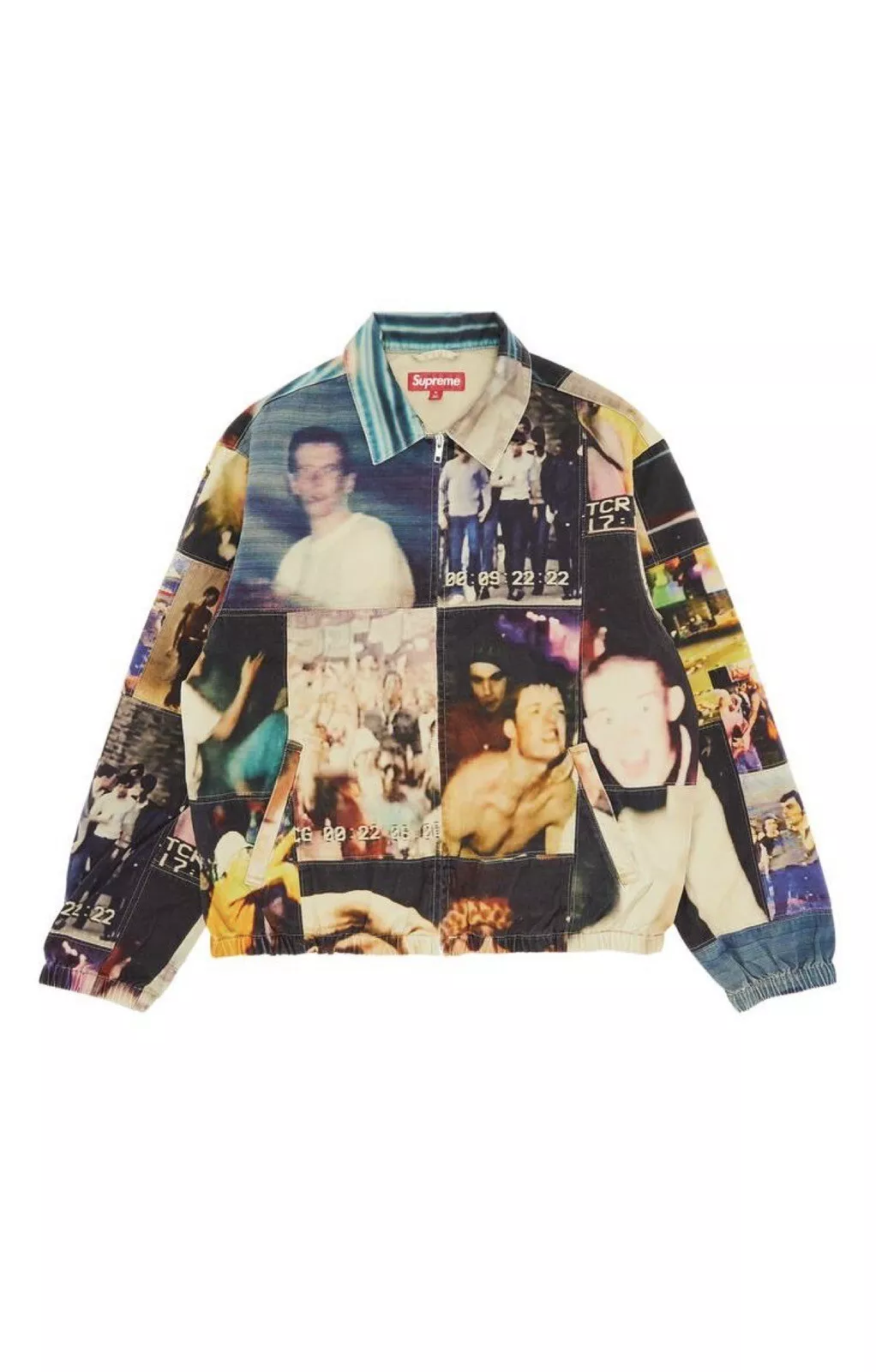 veste harrington patchwork hardcore supreme mark leckey FW23