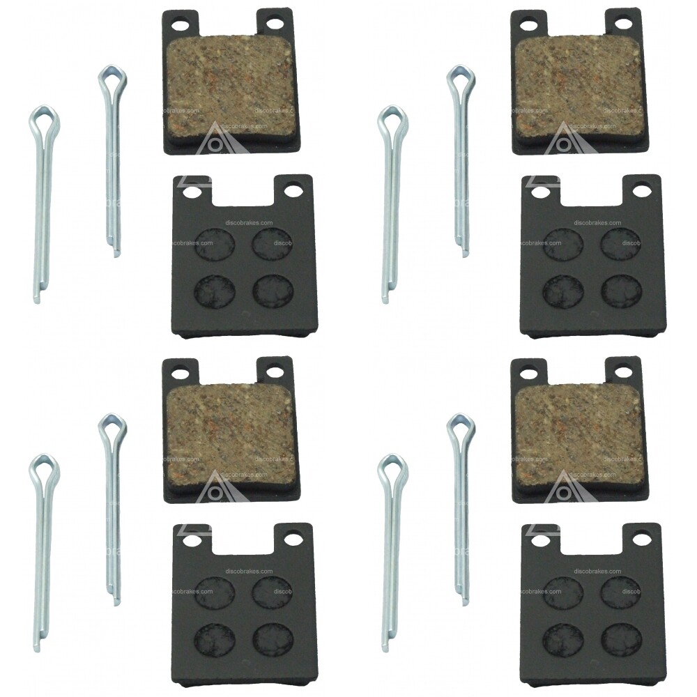 2 Pairs of Hope C2 Disc Brake Pads +8 Split Pins, Moto V2 O2 XC DH MTB Bike C 2