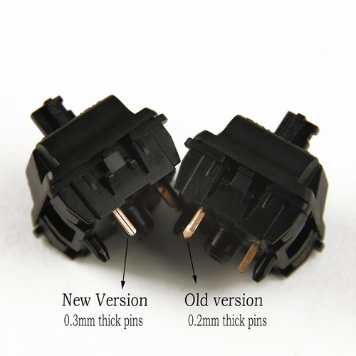 Gateron Oil King 5 Pin Switch 55g Linear Pre Lubed for Mechanical Keyboard - Picture 3 of 6