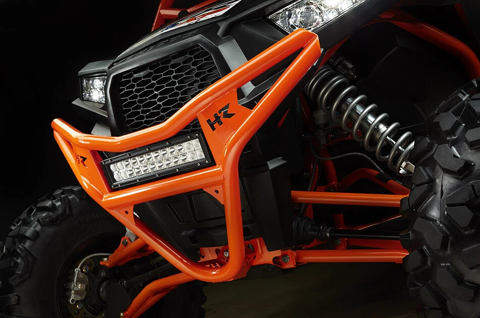 Houser Racing Polaris Rzr Xp 涡轮冲击运动前保险杠保护黑色 — 第 3/3 张图片
