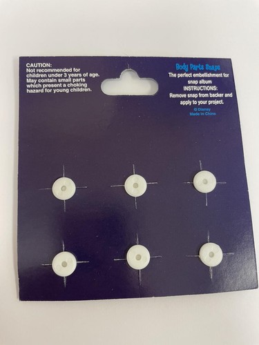 Disney Mickey Mouse Body Parts SNAPS for Souvenir Albums New in Package - Picture 2 of 5