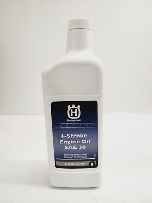 Husqvarna Premium 4-Stroke Engine Oil SAE 30 20fl oz Pack of 12