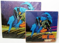 1973 DC COMICS BAT MAN BATMAN 81 PIECE JIGSAW PUZZLE 11 X 11 SHIPPED COMPLETE
