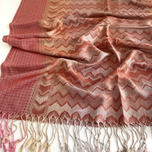 Large Multi Colour Leaf Paisley Print Pashmina Shawl Scarf Wrap Bright Rainbow - Picture 790 of 1,026