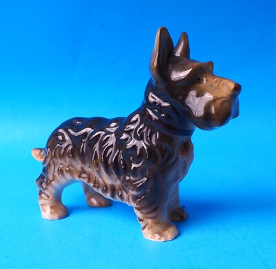 Nice Vintage Japan Scottie Dog Scottish Terrier Porcelain Figurine